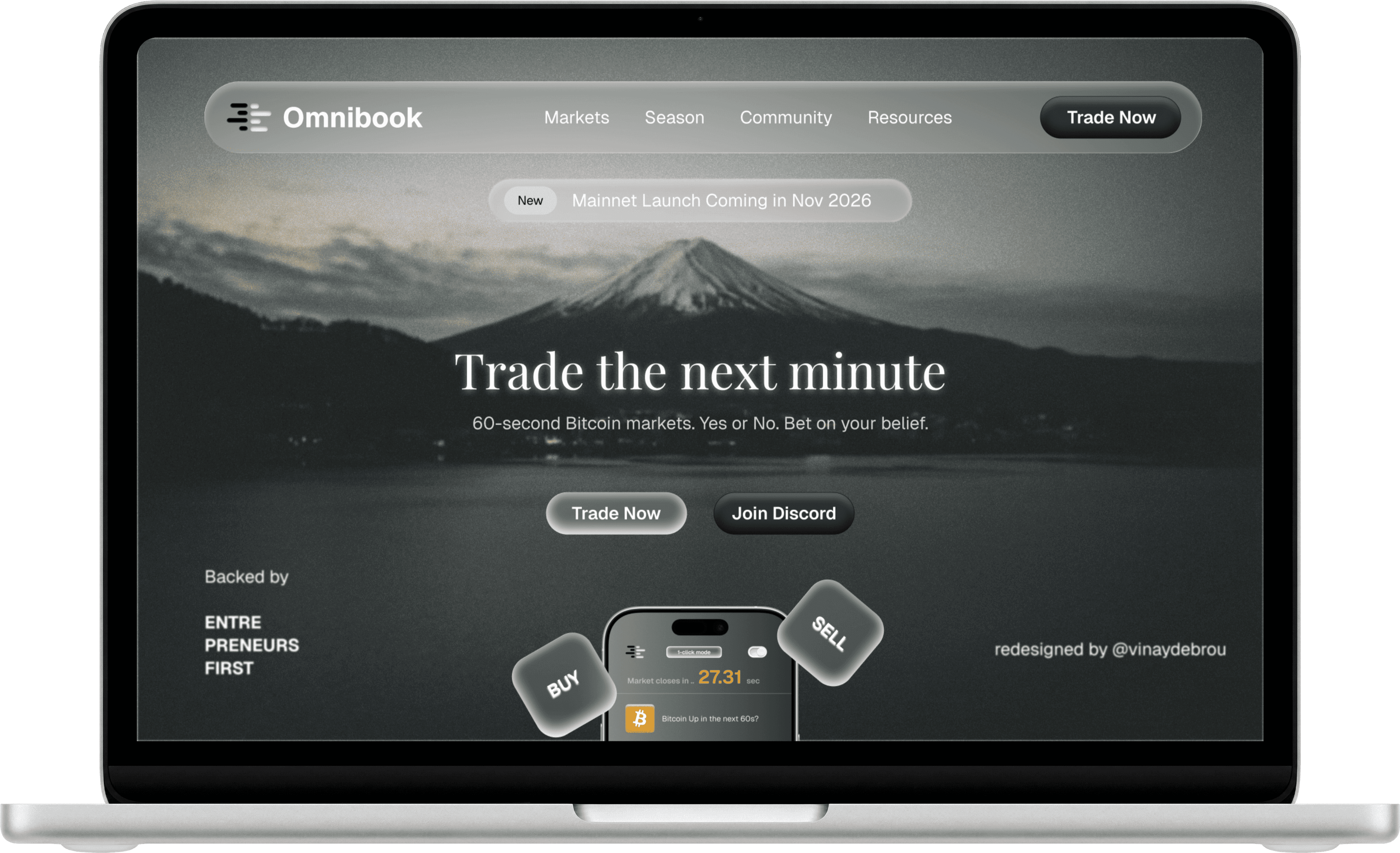 Omnibook Landing Page After